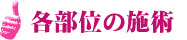 各部位の施術
